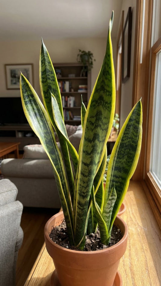 Kılıç Çiçeği Sarı-Yeşil (Sansevieria Trifasciata)